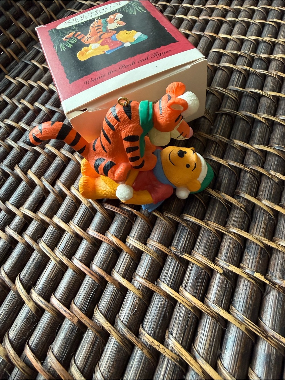 1994 Vintage Disney Winnie the Pooh & Tigger Hallmark Collectible Ornament - Picture 2 of 9
